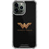 DC Comics Wonder Woman Gold Emblem iPhone 13 Pro Max Clear Case